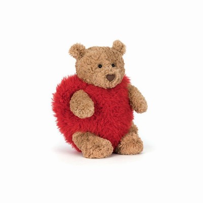 Jellycat Bartholomew 'Heartthrob' Bear New Zealand | WASEX4137